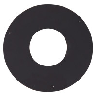 Накладка декоративная круглая, черная d-200 (КПД)