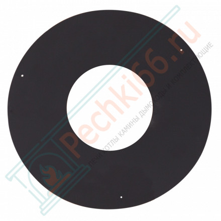 Накладка декоративная круглая, черная d-200 (КПД)