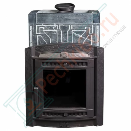 Печь Атмосфера L, в облицовке талькохлорит, узор №7 (ProMetall)