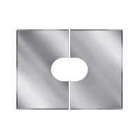 Фланец разрезной 21/32º без изол 720х830 на трубу V50R (AISI-304/0,5) d-120/220 (Вулкан)