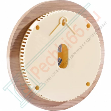 Термогигрометр круглый 231-THD, кедр (Sawo)