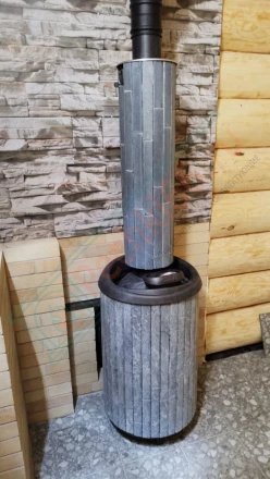 Печь для бани ProMetall Атмосфера L "Талькохлорит" (монтаж 12.2023)