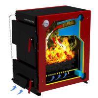 Котел твердотопливный Uragan Prof (Термокрафт) 28 кВт