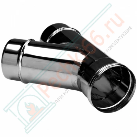 Тройник одностенный 45° (AISI-321/0,5мм) d-160 (Вулкан)