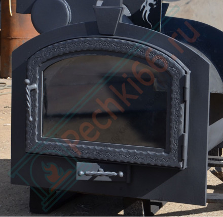 Банная печь Горыныч 3 со стеклом, под бак 100 л (ТермоСфера)