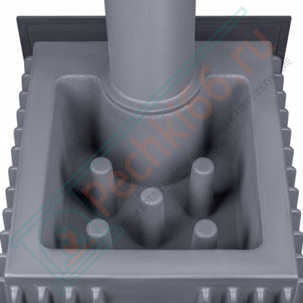 Печь для бани Гефест Гром 50 (П2) в облицовке Президент 1200/40 Серпентинит (ТехноЛит)