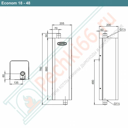 Котел электрический Econom-33 (Zota) 33 кВт