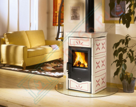 Печь-камин Nicoletta, цвет бежевый (La Nordica)