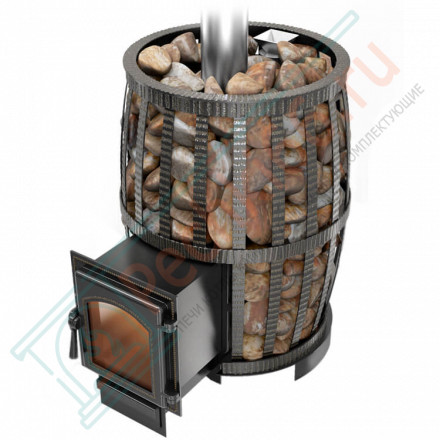 Печь для бани из чугуна Легенда Русский пар ковка 30 (270) (Везувий)