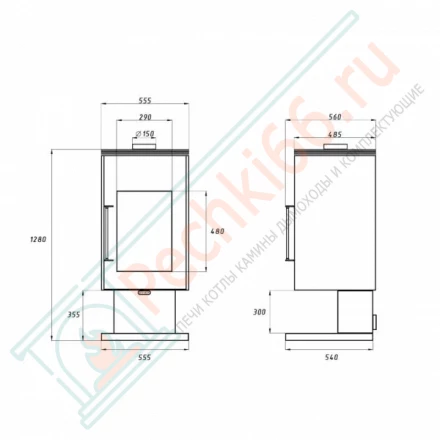 Печь-камин Eysen HN 10