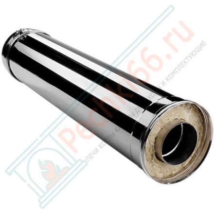 Сэндвич труба V50R с изол L=1000 (AISI-321/0,5-AISI-304/0,5) d-130/230 (Вулкан)