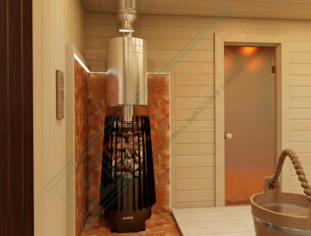 Дровяная банная печь Grill'D Cometa 180 Vega Long