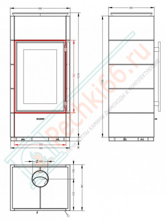 Печь камин Киви ПК 5070 5К (Астов)