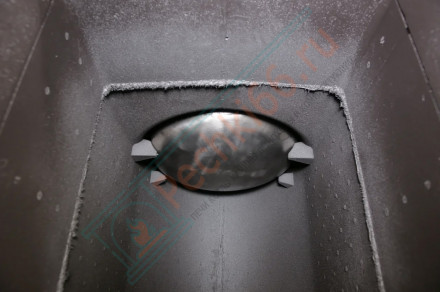 Чугунная печь для бани Атмосфера XL (Про) нержавеющая сетка (ProMetall)