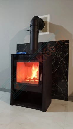 Печь-камин Мета-Бел Севан 7 под ключ (монтаж 12.2023)