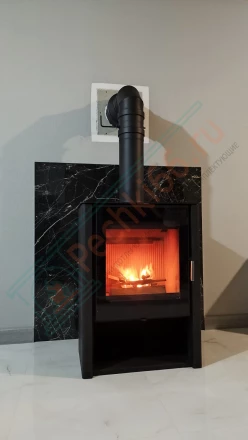 Печь-камин Мета-Бел Севан 7 под ключ (монтаж 12.2023)