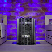 Печь для сауны Rocher 70 (пульт Elite в комплекте; 6,8 кВт; 100 кг камней) (Helo)