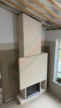 Каминная топка Астов ПС 800 под ключ (монтаж 05.2022)