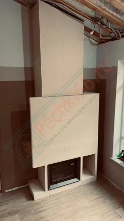 Каминная топка Астов ПС 800 под ключ (монтаж 05.2022)