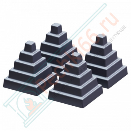Комплект чугунного заряда (пирамиды) 4 шт, 4 кг (ТехноЛит)