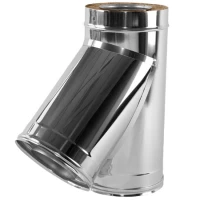 Тройник 45° V50R с изол (AISI-310S/0,8-AISI-304/0,5) d-180/280 (Вулкан-Cerablanket)