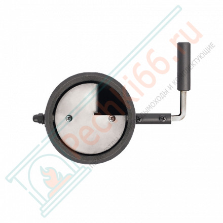 Шибер чугунный поворотный L-500 ММ Ø115-120 мм (Везувий)