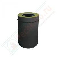 Сэндвич труба V50R с изол L=250 (AISI-321/0,8-ОЦИНК-RAL/0,5) d-250/350 (Вулкан-Cerablanket)