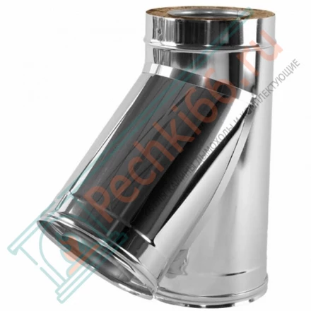 Тройник 45° V50R с изол (AISI-310S/0,8-ОЦИНК-RAL/0,5) d-180/280 (Вулкан-Cerablanket)