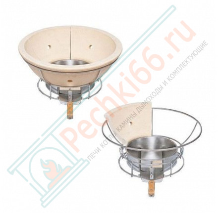 Гриль из керамики Le Chef Red (Monolith)