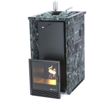 Печь для бани Геленджик-М2 в пироксените с открытым верхом (ИзиСтим)