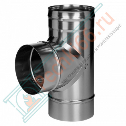 Тройник 90° без изол (НЕРЖ-321/0,5) d-300 (Дымок-Lux)