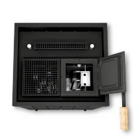 Электрическая паротермальная печь «ПАРиЖАР» ФутуРус 12 кВт в металлической облицовке медь, пульт в комплекте (Инжкомцентр ВВД) до 18 м3