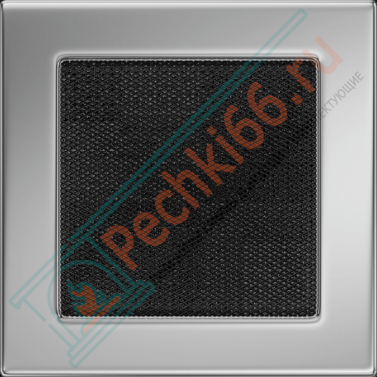 Вентиляционная решетка для камина 170х170, никелированная (FireWay)