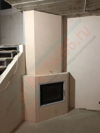 Каминная топка Астов ПС 700 под ключ (монтаж 12.2024)