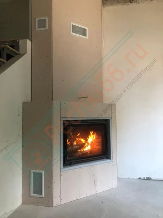 Каминная топка Астов ПС 700 под ключ (монтаж 12.2024)