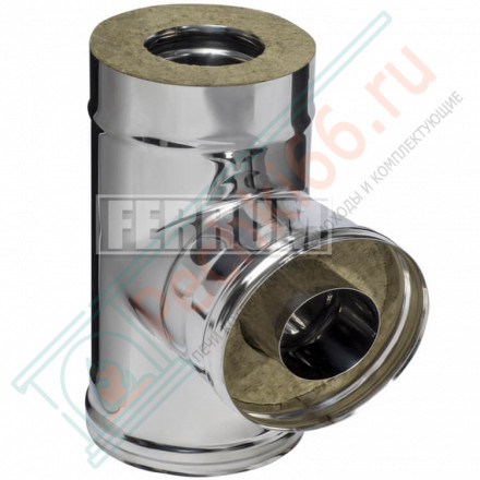 Сэндвич тройник 90° (НЕРЖ-430/0,5-ОЦИНК/0,5) d-150/210 (Ferrum GS-Z)