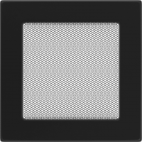 Вентиляционная решетка для камина 170х170, черная (FireWay)