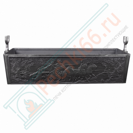 Мангал чугунный цельнолитой Спарта-2, с полкой (Литтех)