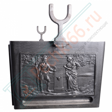 Мангал чугунный цельнолитой Спарта-2, с полкой (Литтех)