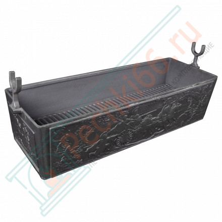 Мангал чугунный цельнолитой Спарта-2, с полкой (Литтех)