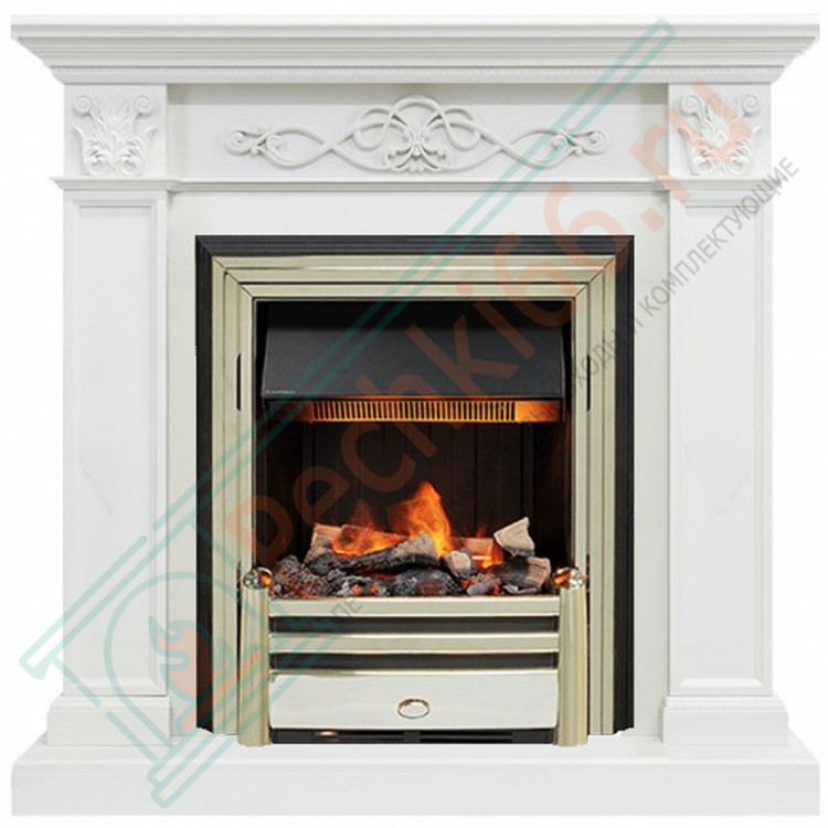 Электрический каминокомплект Verona - Белый дуб с очагом Cavendish (Dimplex)