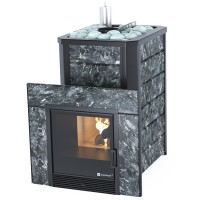 Дровяная печь для бани ИзиСтим Ялта-15 пироксенит