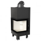 Стальная топка MBN/L/BS/SG , гнутое стекло (Kratki)