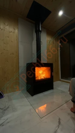 Печь-камин Мета-Бел Севан 9 под ключ (монтаж 11.2023)