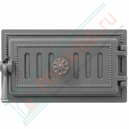 Дверца поддувальная чугунная 236, антрацит (Везувий)