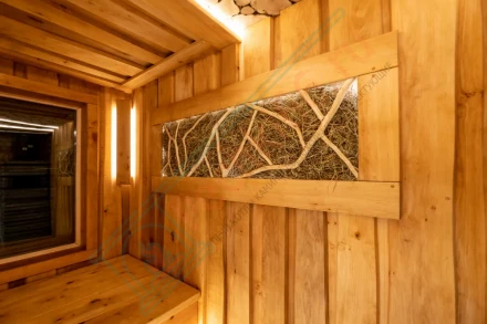 Светильник Woodson FIJI Line угловой со светодиодной лентой, Липа (24V)