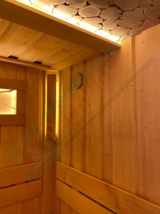 Светильник Woodson FIJI Line угловой со светодиодной лентой, Липа (24V)