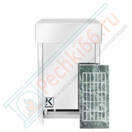 Электрокаменка Karina ECO горизонтальный в камне змеевик 220В (KARINA) до 12 м3