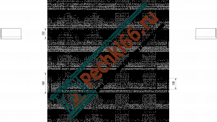 Стекло декоративное для биокамина DELTA/1200 (Kratki)