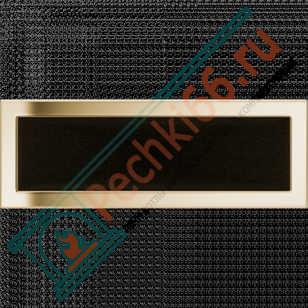 Вентиляционная решетка для камина 170х480, позолоченная (FireWay)